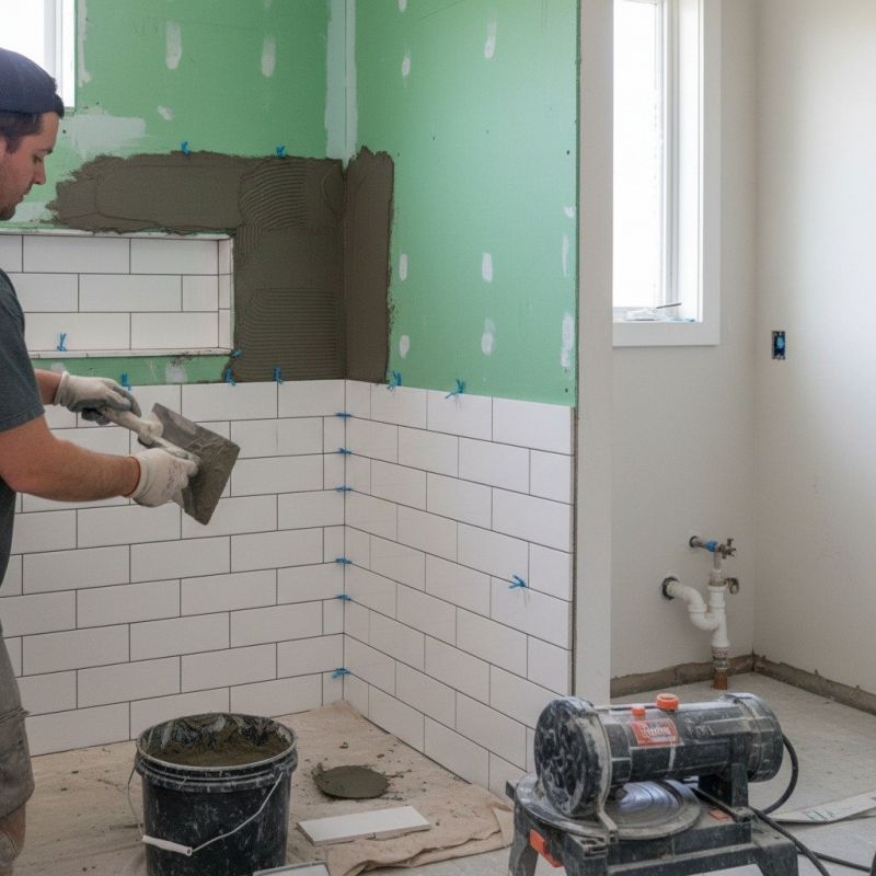 Subway Tile Installation
